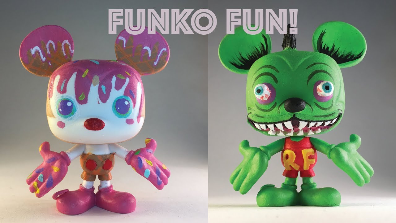 Funko Fun Daddy Daughter custom Funko pop painting