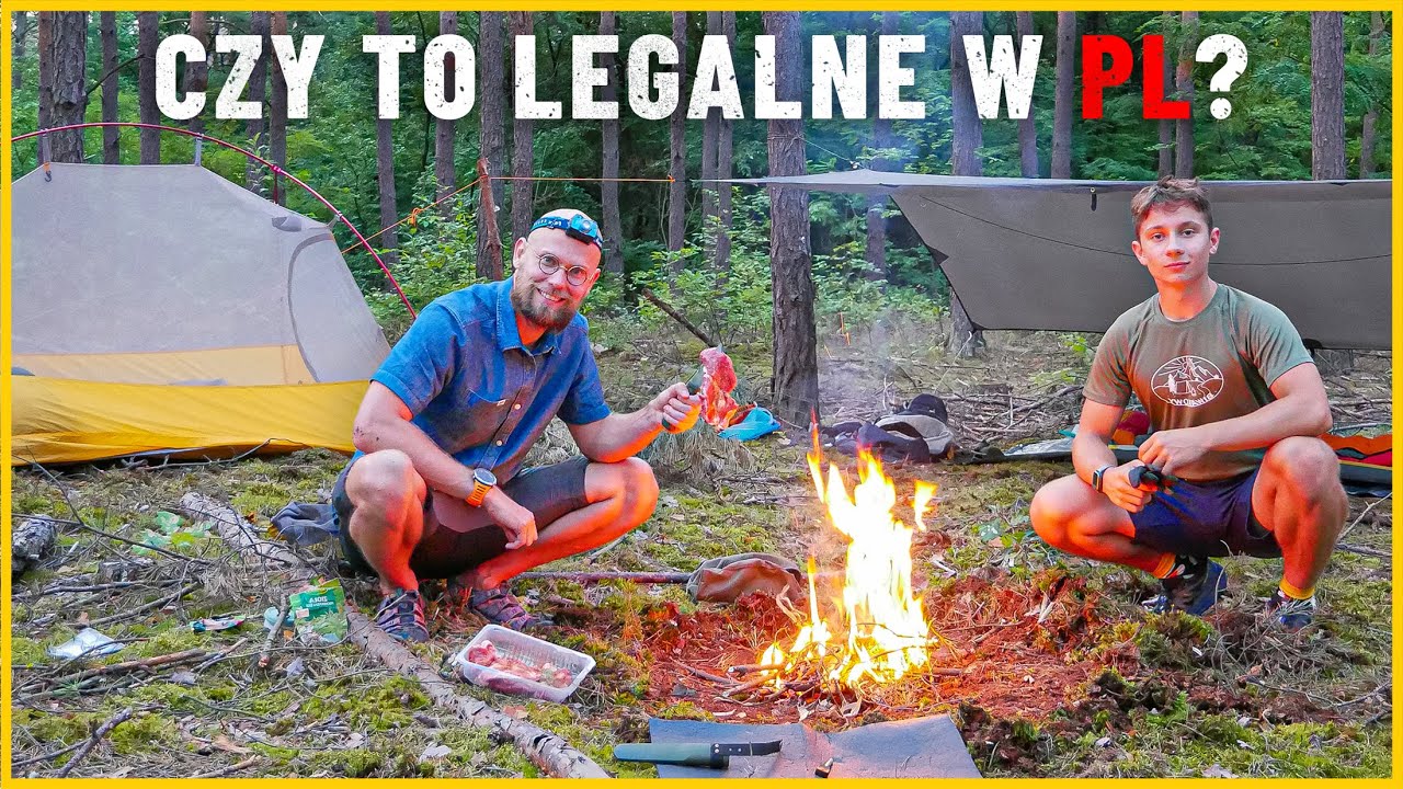 BUSHCRAFT CO TO I CZY TO LEGALNE W POLSCE - KARK&Oacute;WKA I PIORUNY W OKOLICY WARSZAWY Z @Biwakowy