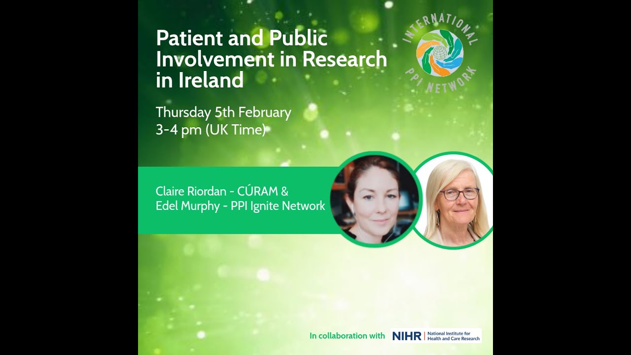 Presentation - PPI in Research in Ireland