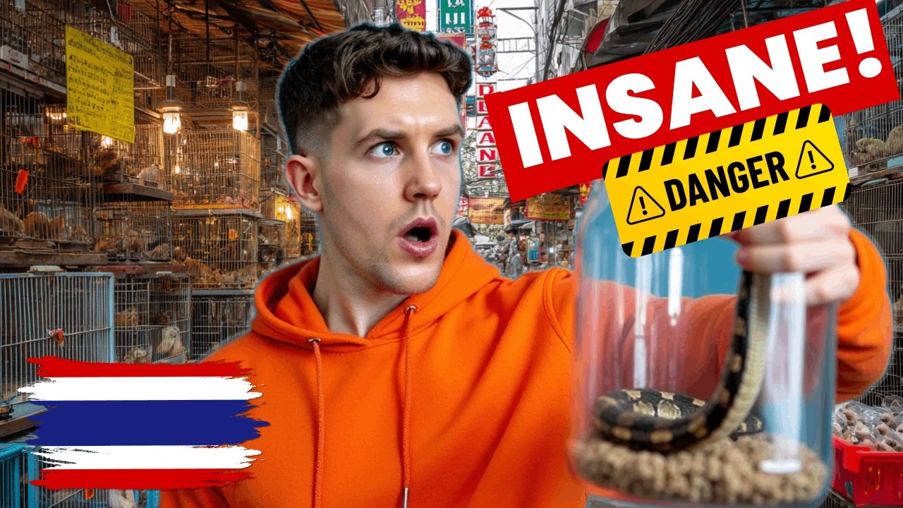 Inside The CRAZIEST Pet Market In Thailand...