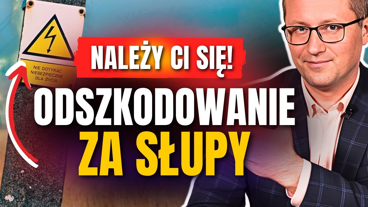 Słup na działce może Ci przynieść fortunę. Zobacz jak uzyskać ODSZKODOWANIE.