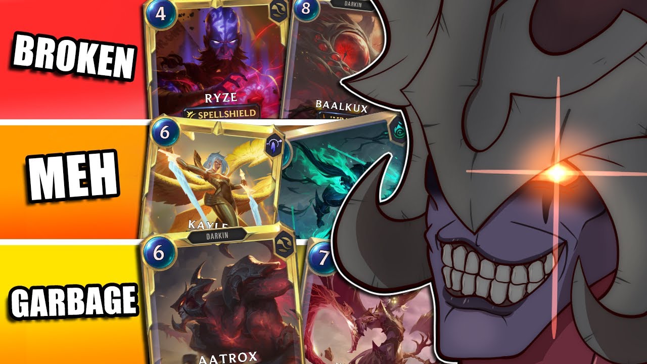 Rating ALL The New Cards In The Runeterra Darkin Expansion