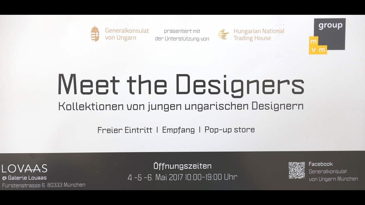 Kollektionen von jungen ungarischen Designers in der Galerie LOVAAS in M&uuml;nchen, am 5. Mai 2017