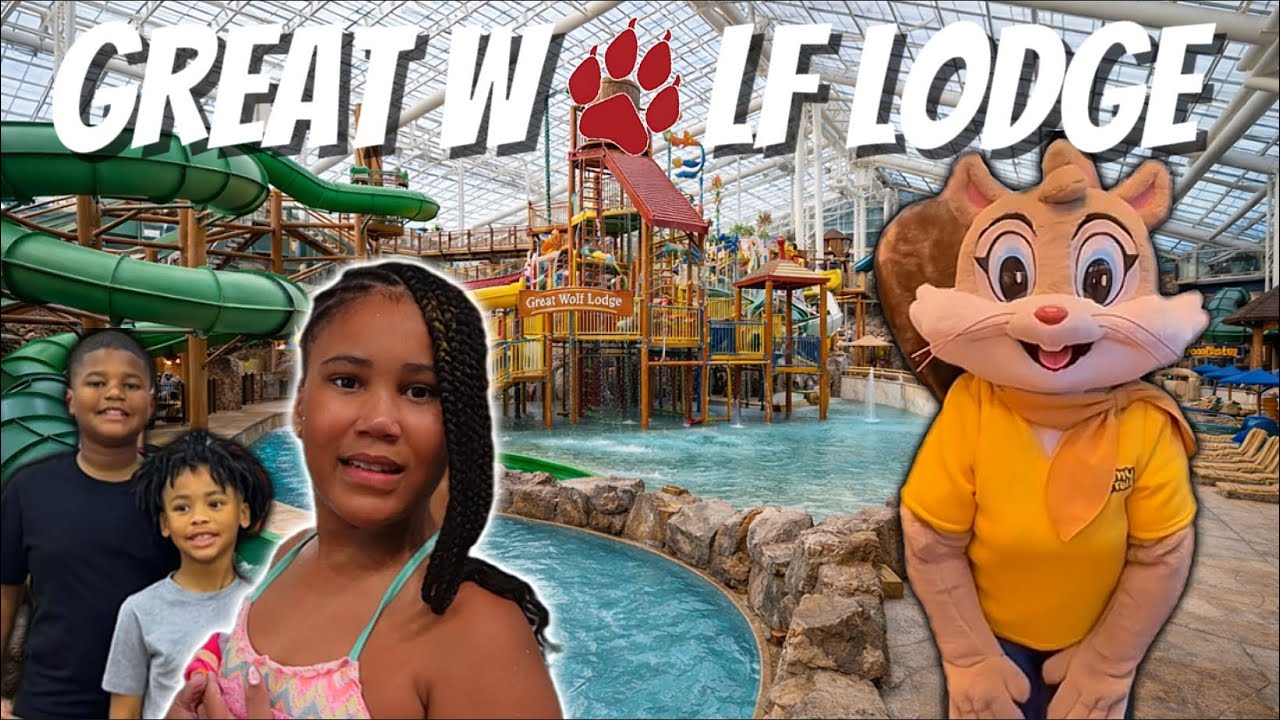 OUR TRIP TO GREAT WOLF LODGE| INDOOR WATERPARK FUN 