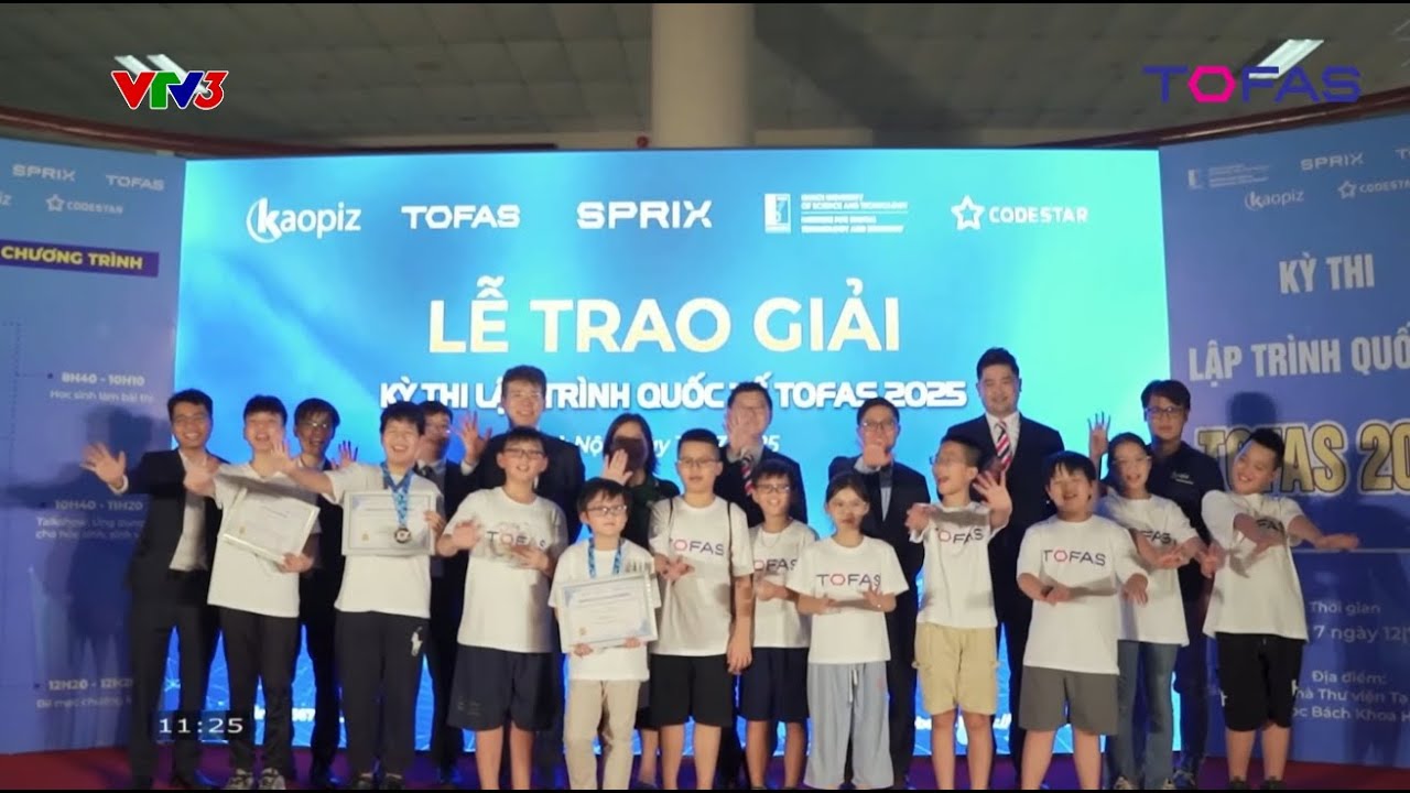 VTV3 ĐĂNG TẢI THÔNG TIN VỀ KỲ THI QUỐC TẾ TOFAS 2025–2026