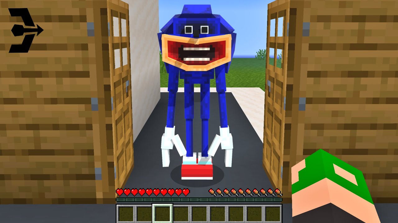 ЭВОЛЮЦИОНИРОВАВШИЙСЯ SHIN SONIC ВОРВАЛСЯ В МОЙ ДОМ В MINECRAFT!!