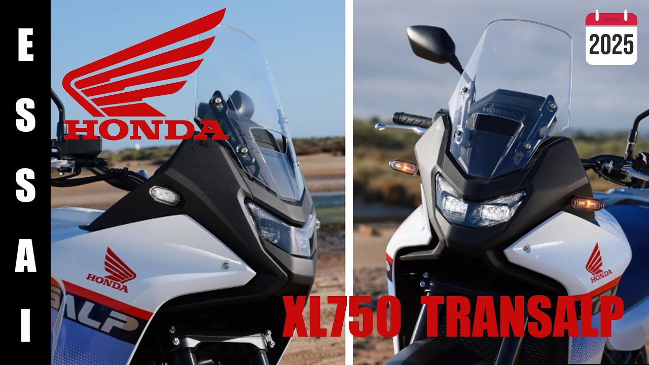 Essai HONDA XL750 Transalp 2025 - Petite mise à jour