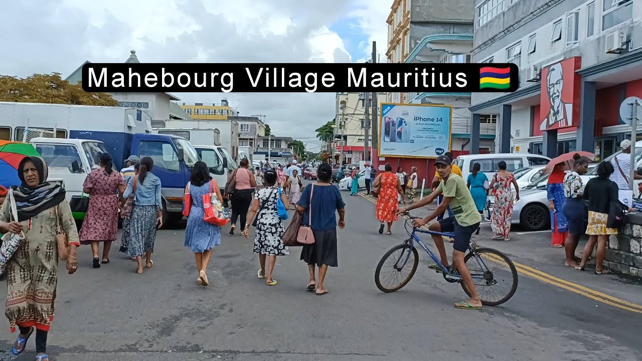 7 Minutes Walking tour in Mahebourg Village | Mauritius