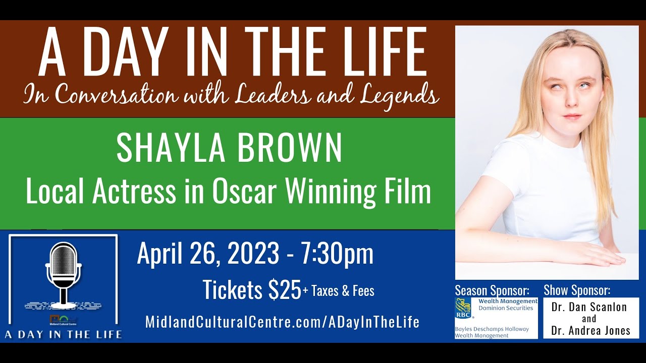 A Day in the Life with Shayla Brown - Local Actress in Oscar Winning Film