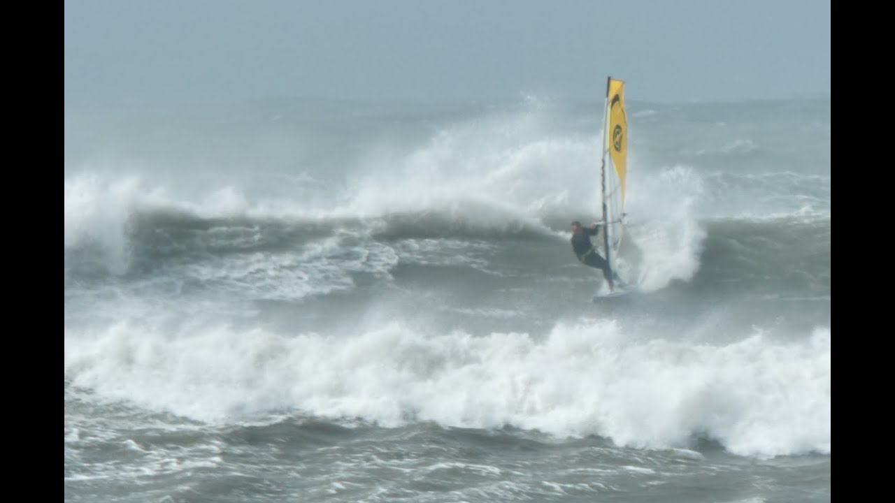Windsurfing Waitara 24th January 2025 - Big waves and very windy - all day coverage with commentary