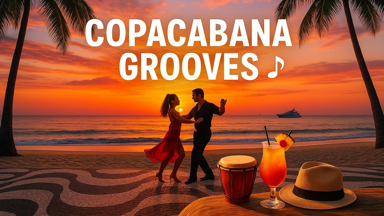Copacabana Sunset Grooves 🌅 | 1H Deep Salsa House Beach Party – Rio to Marbella 2025