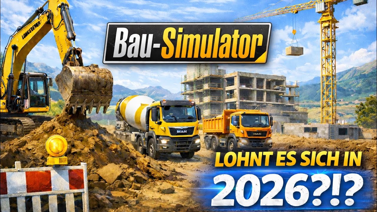 BAU SIMULATOR f&uuml;r PS5 angespielt ! Wie GUT ist die BAU SIM im Jahr 2026 ?!?