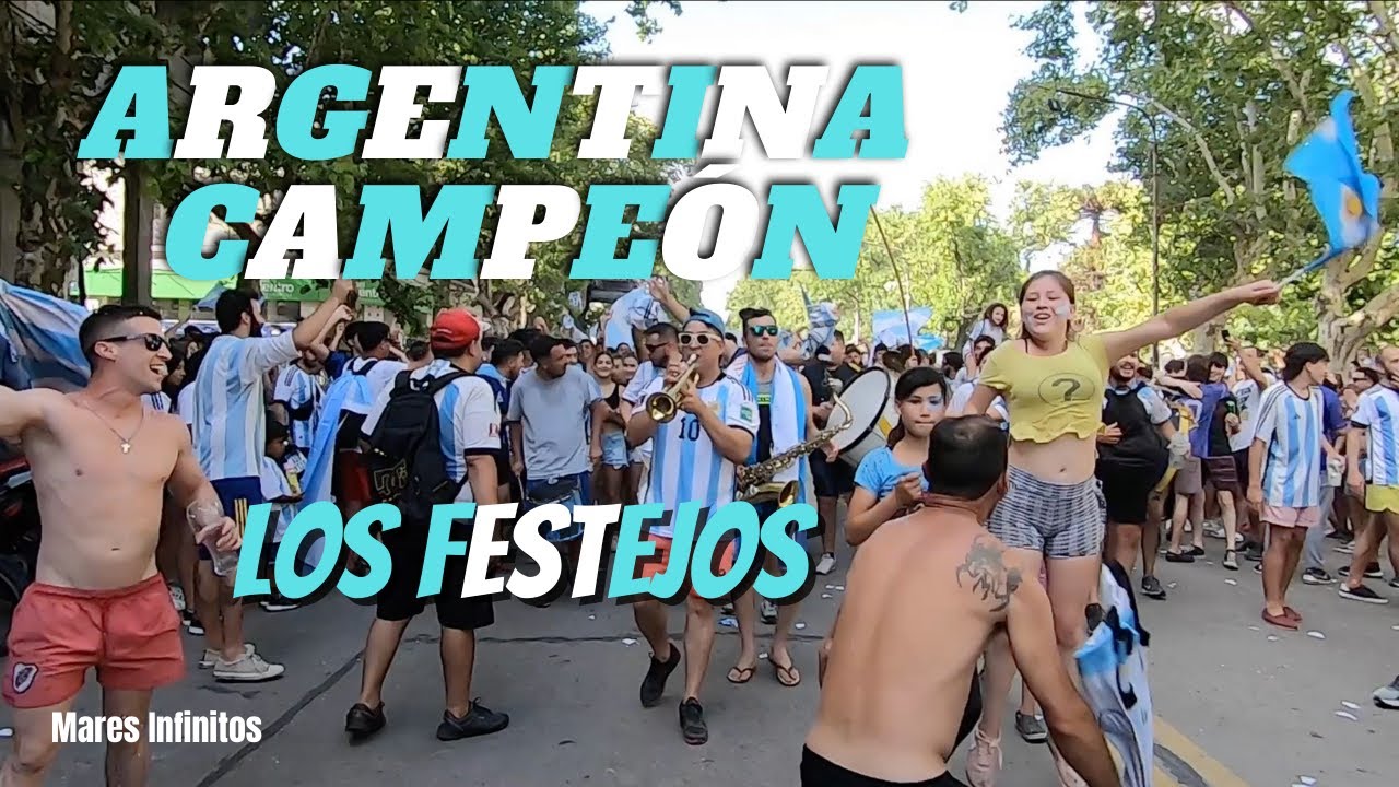 Los Festejos de Argentina Campeón del Mundo