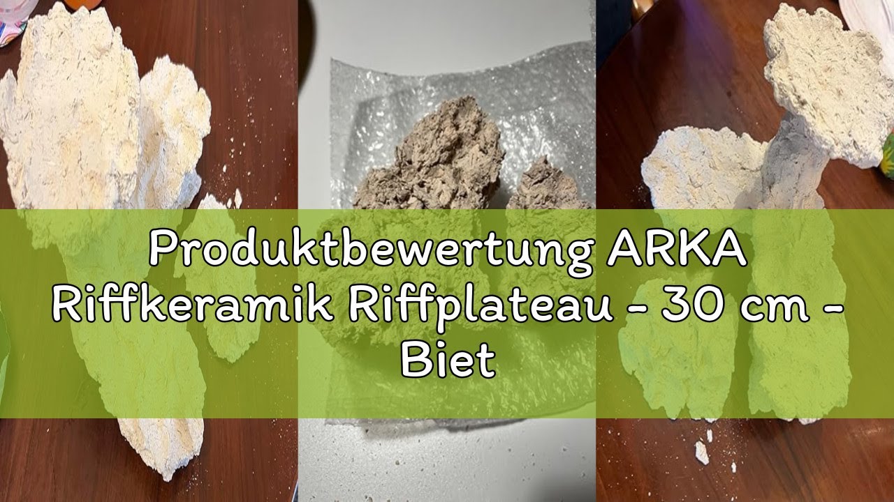 Produktbewertung ARKA Riffkeramik Riffplateau - 30 cm - Bietet eine nat&uuml;rliche Plattform f&uuml;r Aquarie