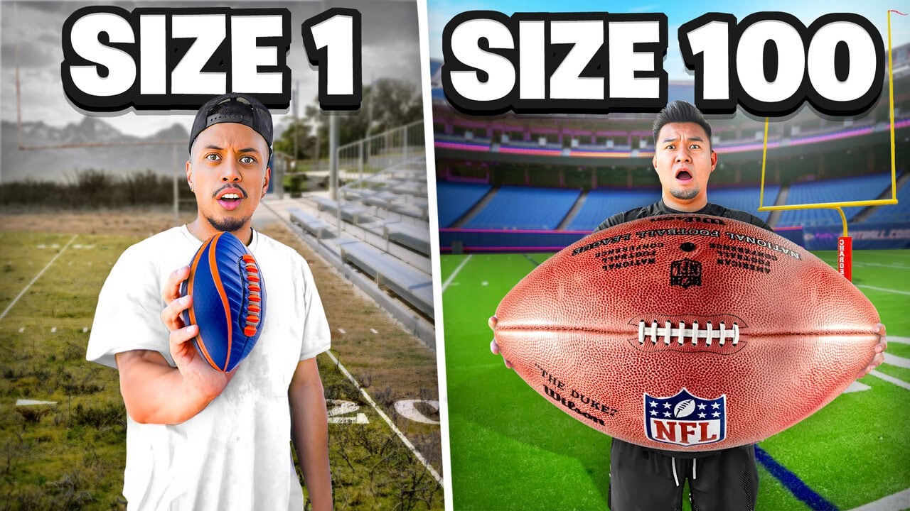 1v1 Football but Footballs Get Increasingly BIGGER