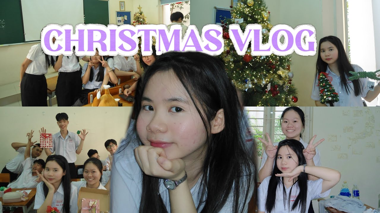CHRISTMAS VLOG| nhận quà secret santa, đổi quà, ăn bánh