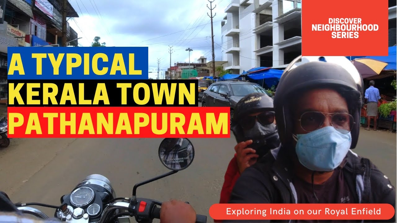 How a Typical Kerala Town Looks on Onam Eve | Pathanapuram Town | Kollam | Satish & Stuti | Bullet