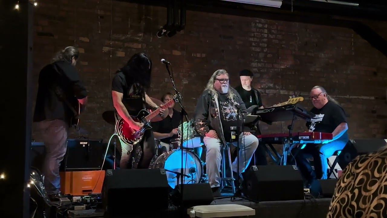 Hannu Leiden, Jartse Tuominen & Douglas Blair (W.A.S.P.) - Satch Boogie @ Voimala, Oulu 06-09-24