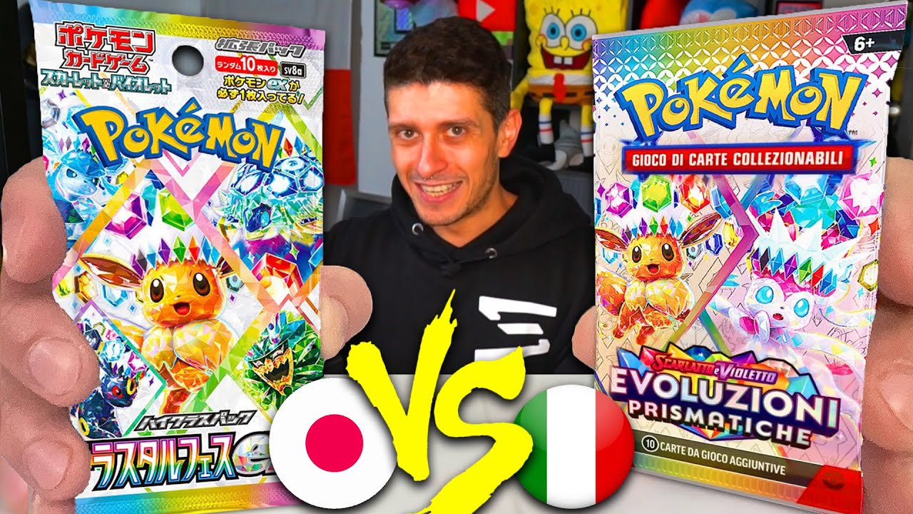SBUSTO EVOLUZIONI PRISMATICHE GIAPPONESI VS ITALIANE !! POKEMON 2025