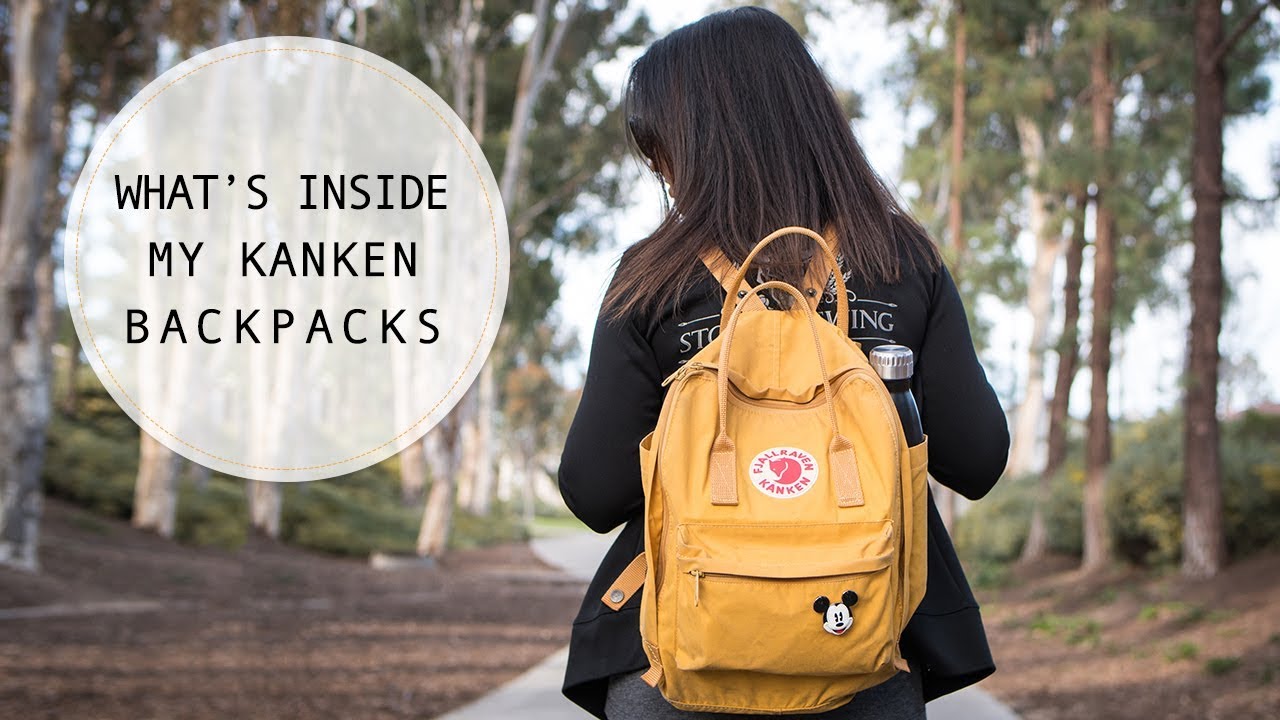 What's in My Kanken Backpacks: Fjallraven Kanken