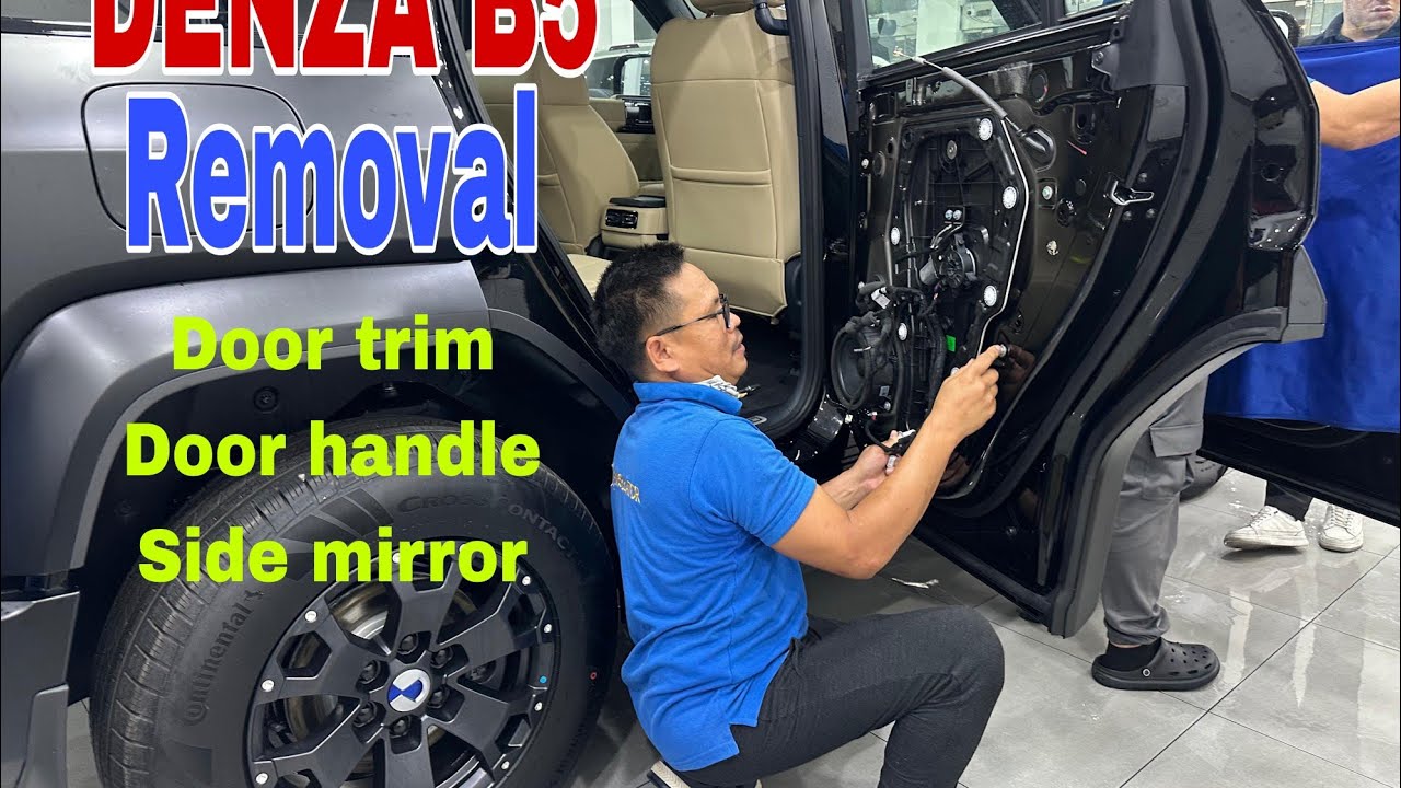 DENZA B5 ( HOW TO REMOVE DOOR TRIM, DOOR HANDLE & SIDE MIRROR 