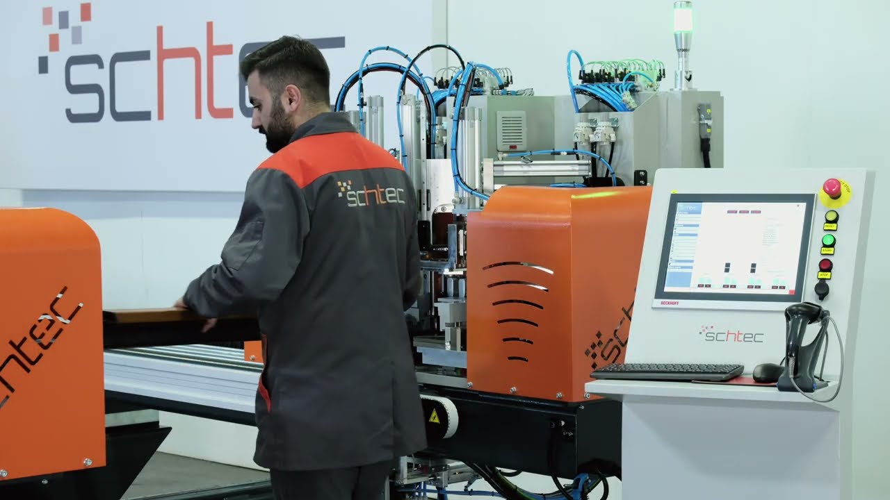 SSL1/SP Fully Automated Four Head Welding and CNC Corner Cleaning Line - Schtec Machine