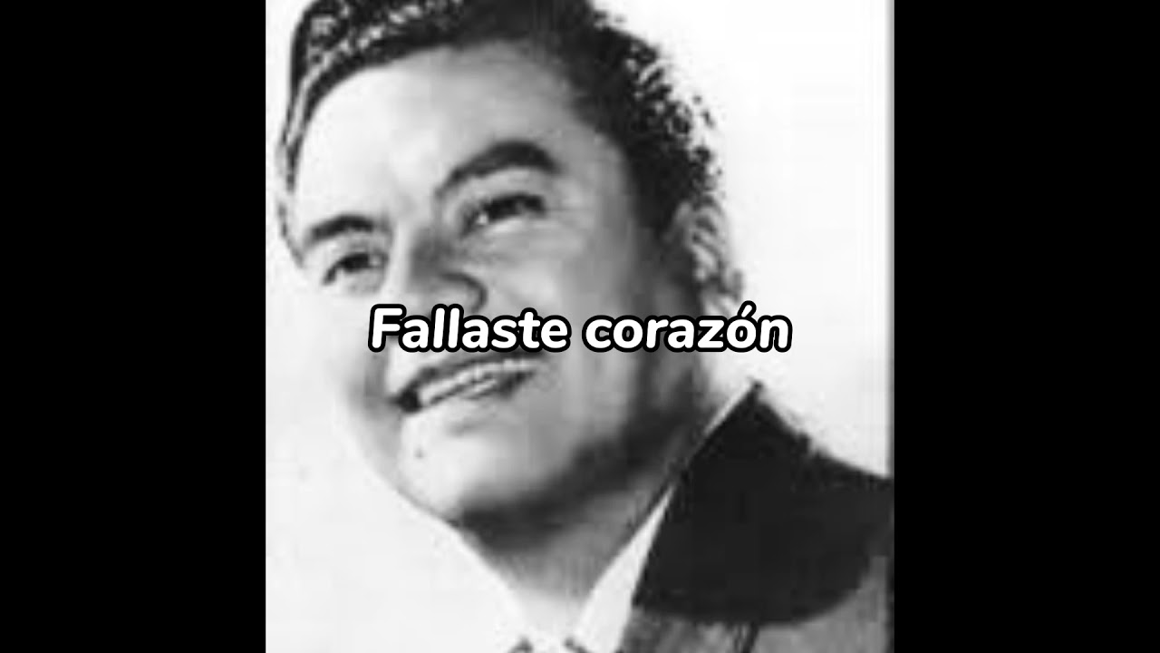 Fallaste corazón / Cuco Sánchez / Video lyrics-letra