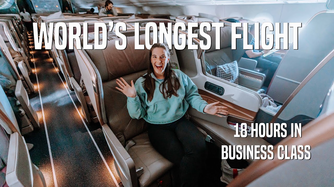TAKING THE WORLD'S LONGEST FLIGHT | Singapore to JFK in Business Class | SQ24