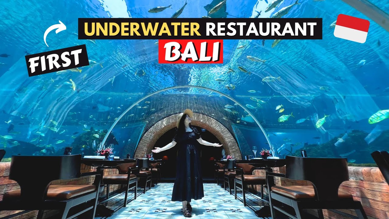 FIRST UNDERWATER Restaurant in Bali Indonesia & DELICIOUS BABI GULING -- 5 MUST EAT SPOTS