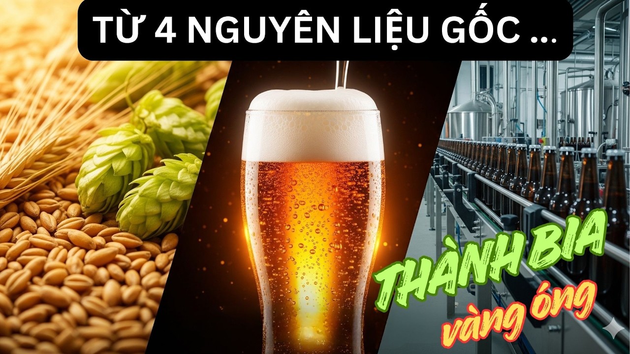 Khám phá Quy Trình Sản Xuất Bia: Từng Giọt Đến Tay Bạn tại nhà máy hiện đại