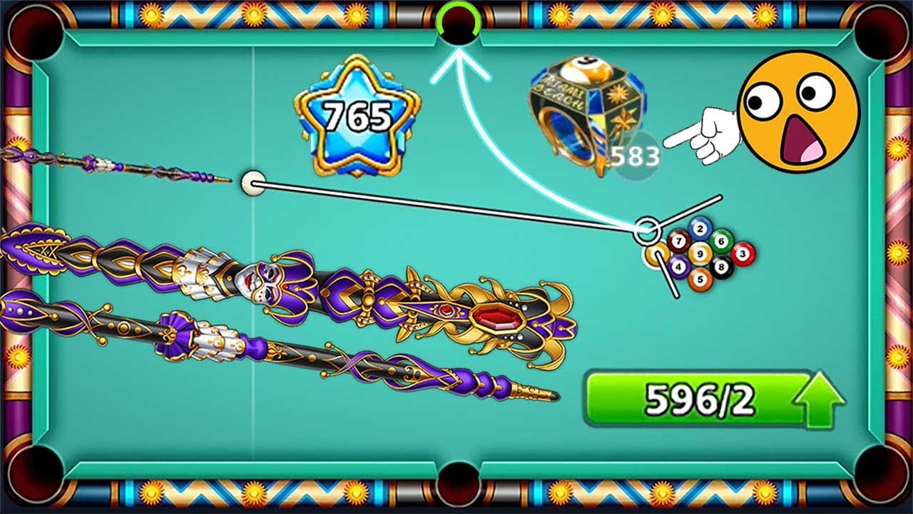 Level 765 Miami 583 Ring 🙀 Venice Carnival Cue Level Max 1 shot = Win 8 ball pool