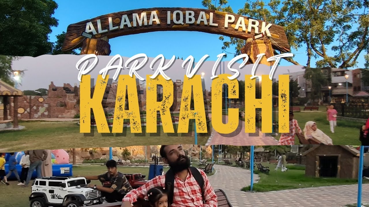 allama iqbal park karachi | New park in karachi | F.B Area | Family Park | Public park | Viral