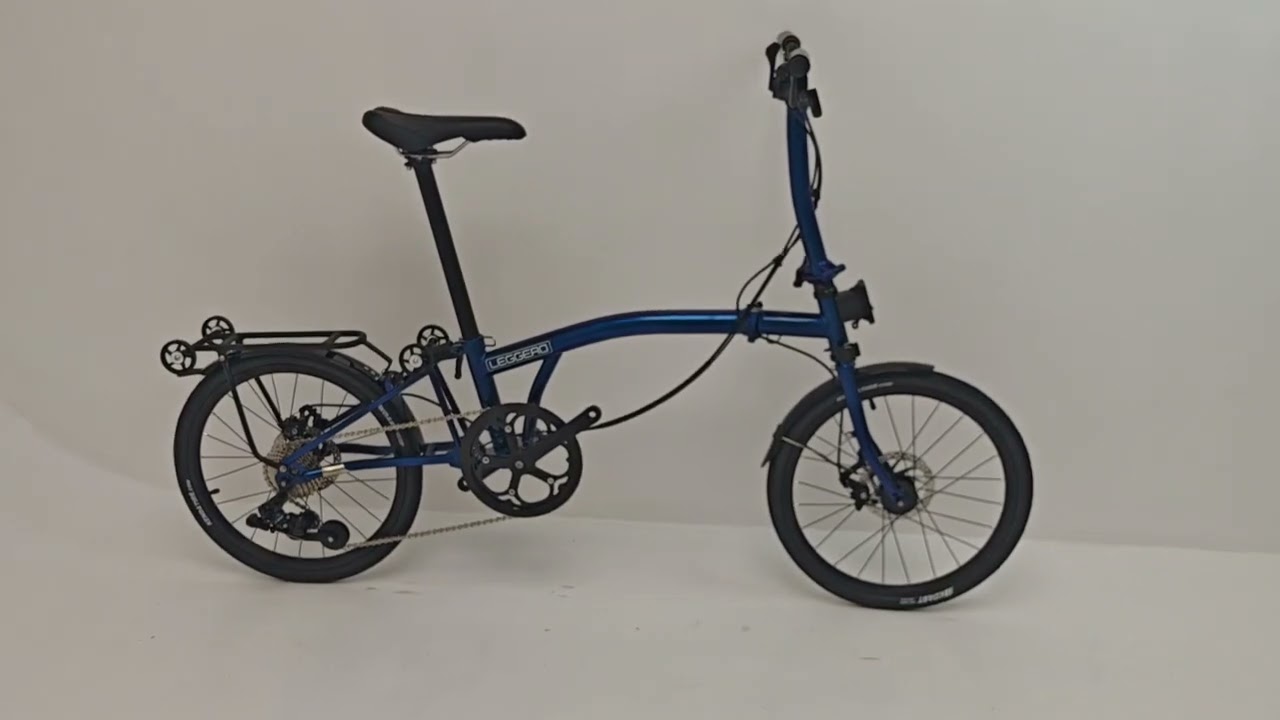 Leggero 9S-20D, 20-дюймовый складной велосипед с дисковым тормозом