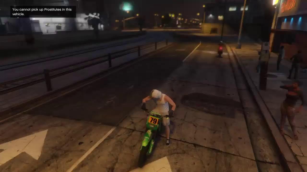 Running from the police (GTA5)