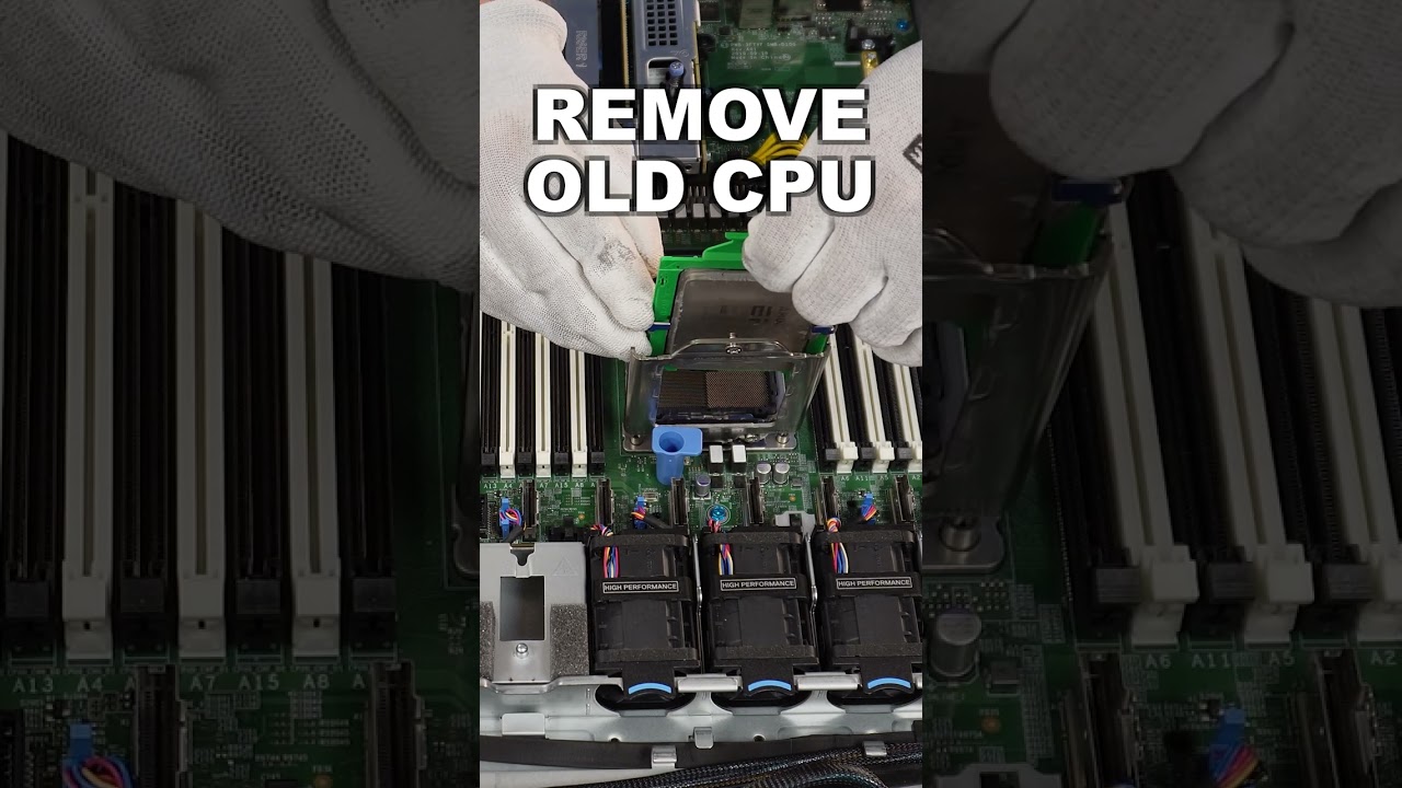 Server Upgrade | R6515 CPU Installation | Dell PowerEdge Processors | #satisfying #tech