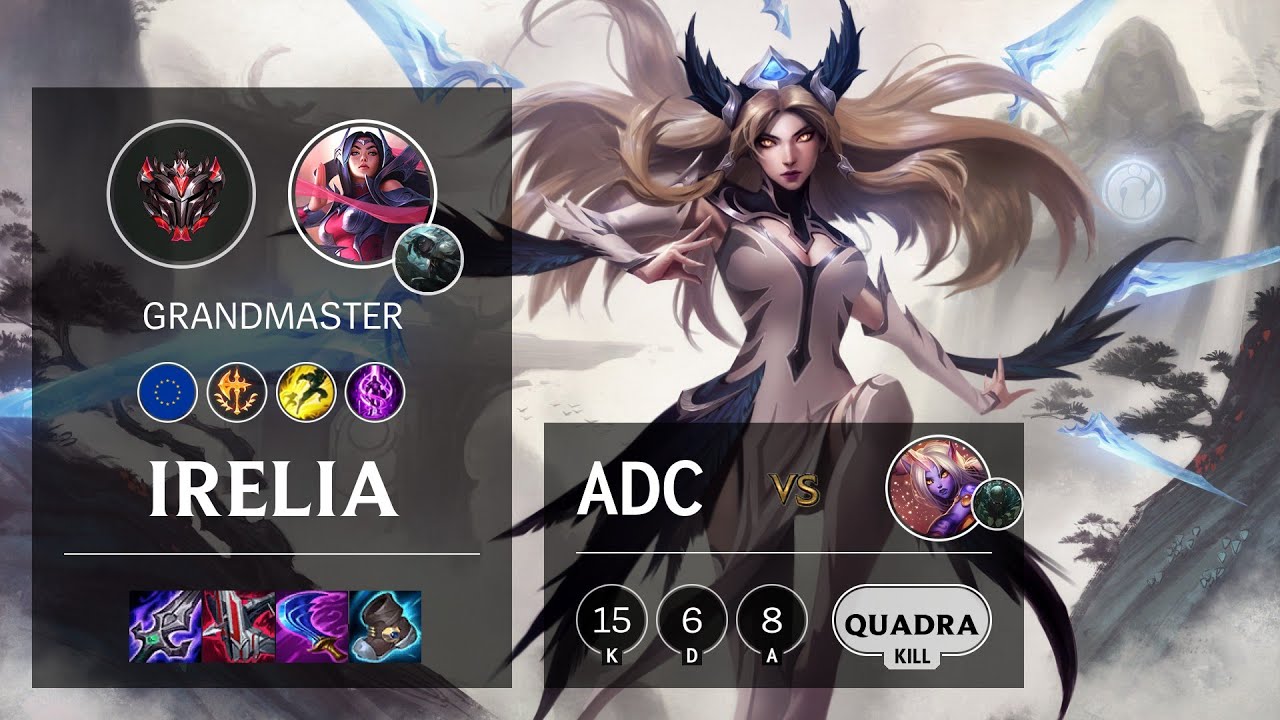 Irelia ADC vs Soraka - EUW Grandmaster Patch 11.11