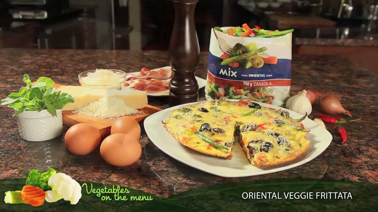 Vegetables on the Menu - Vegetable Frittata with Audrey and Marie Isabelle