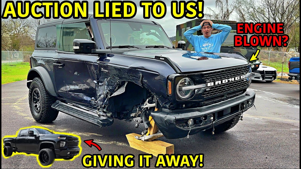 Rebuilding A Wrecked 2021 Ford Bronco!!! Also Giving Away One Of Our Builds!?