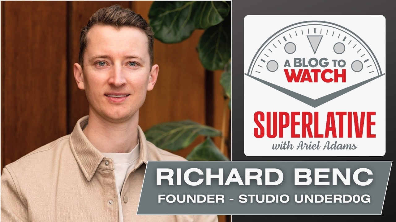 Richard Benc of Studio Underd0g on Turning a Passion Project Into a Global Watch Brand