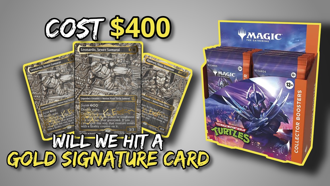 Opening a $400 Teenage Mutant Ninja Turtles Collector Box #mtg #mtgcommunity #mtgcommander