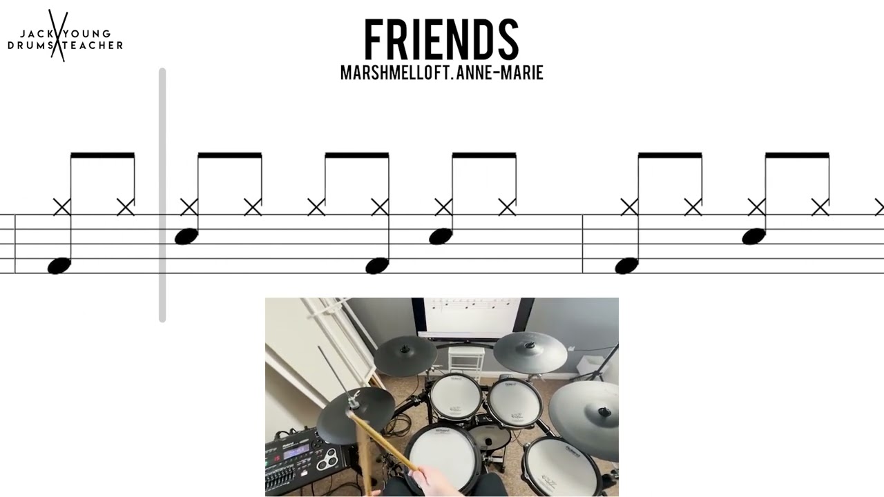 How to Play 🥁   Friends   Anne Marie