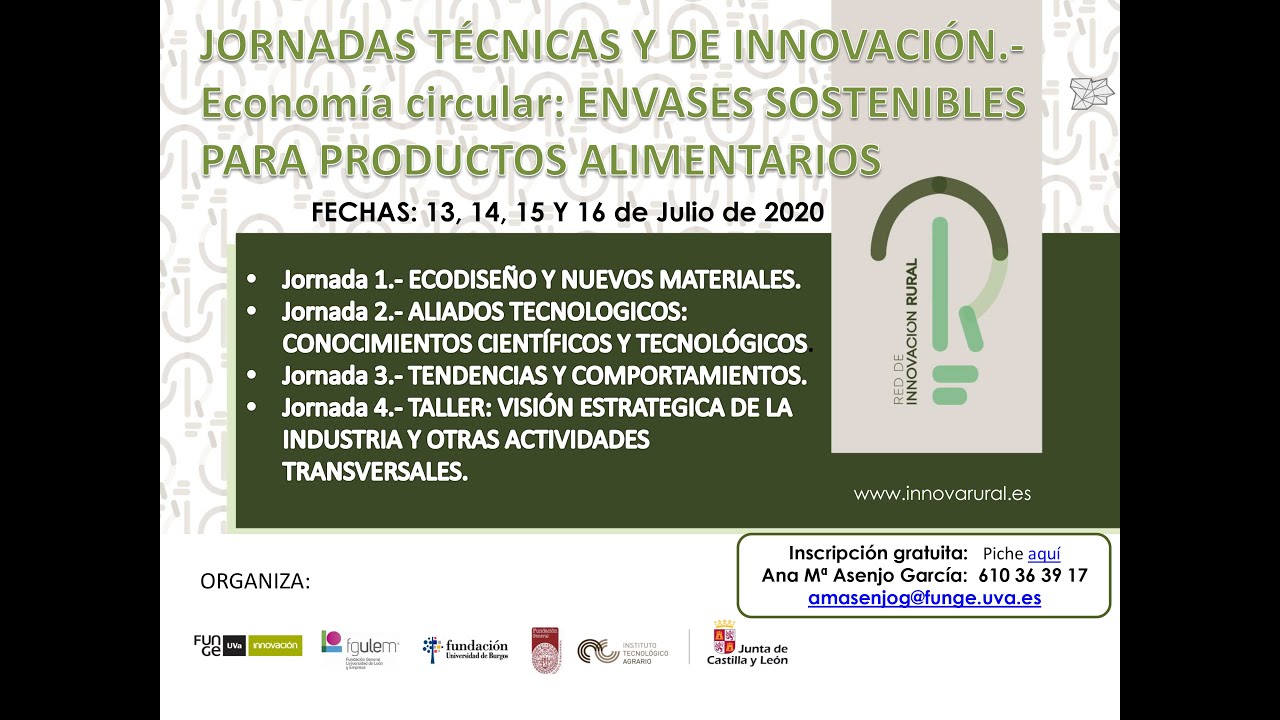 B1. Ecodise&ntilde;o y nuevos materiales - JORNADAS de ENVASES SOSTENIBLES