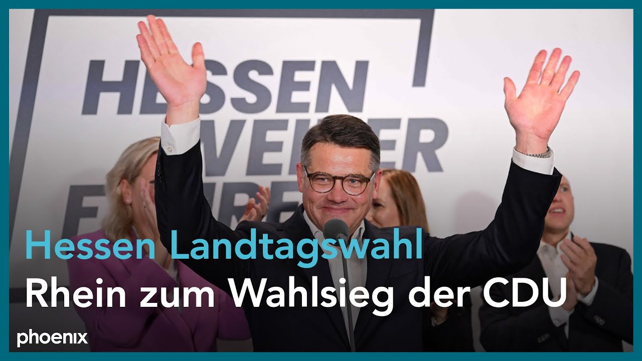 Statement von Rhein zum Wahlergebnis der CDU in Hessen am 08.10.23