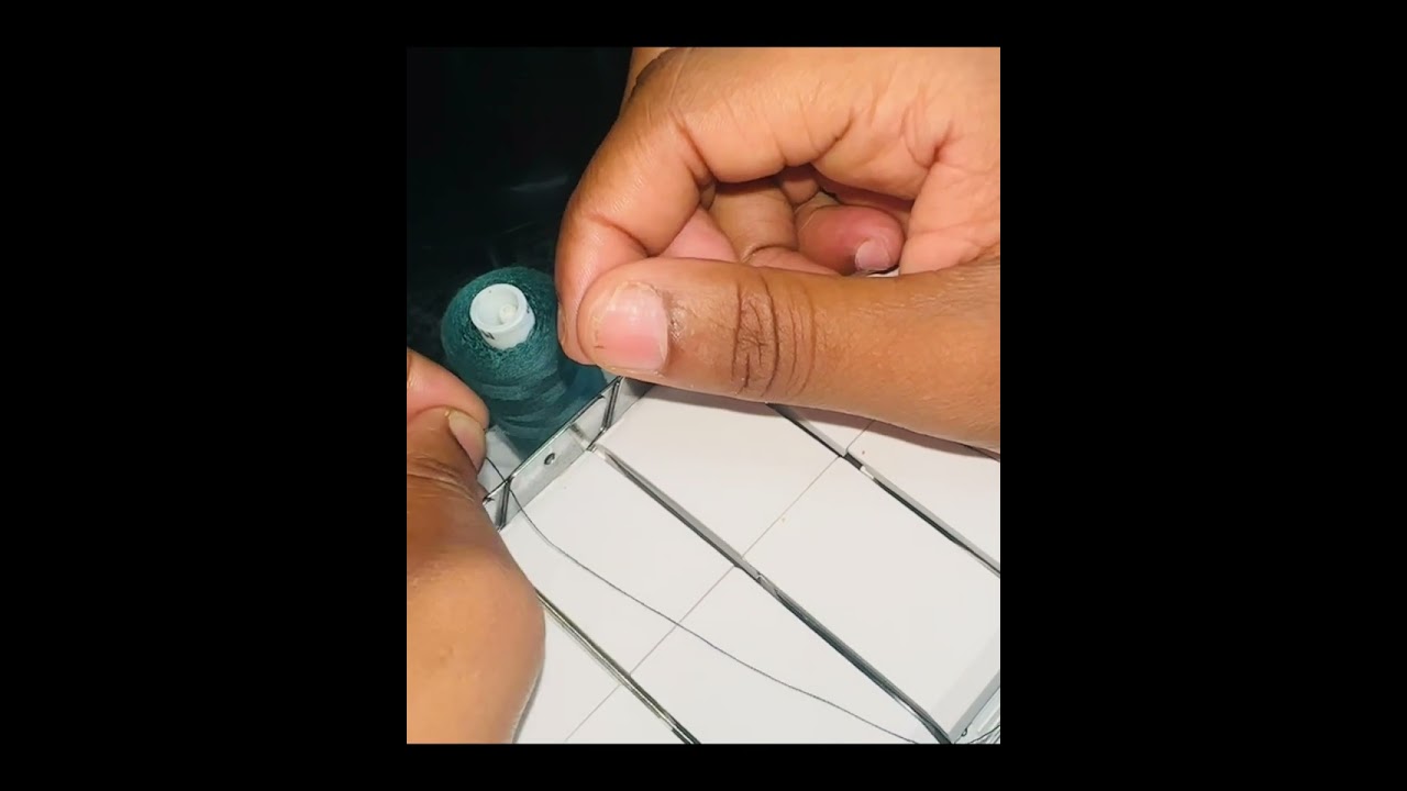 Threading and changing a needle of an empisal overlocker. #sewingprojects #sewingmachine