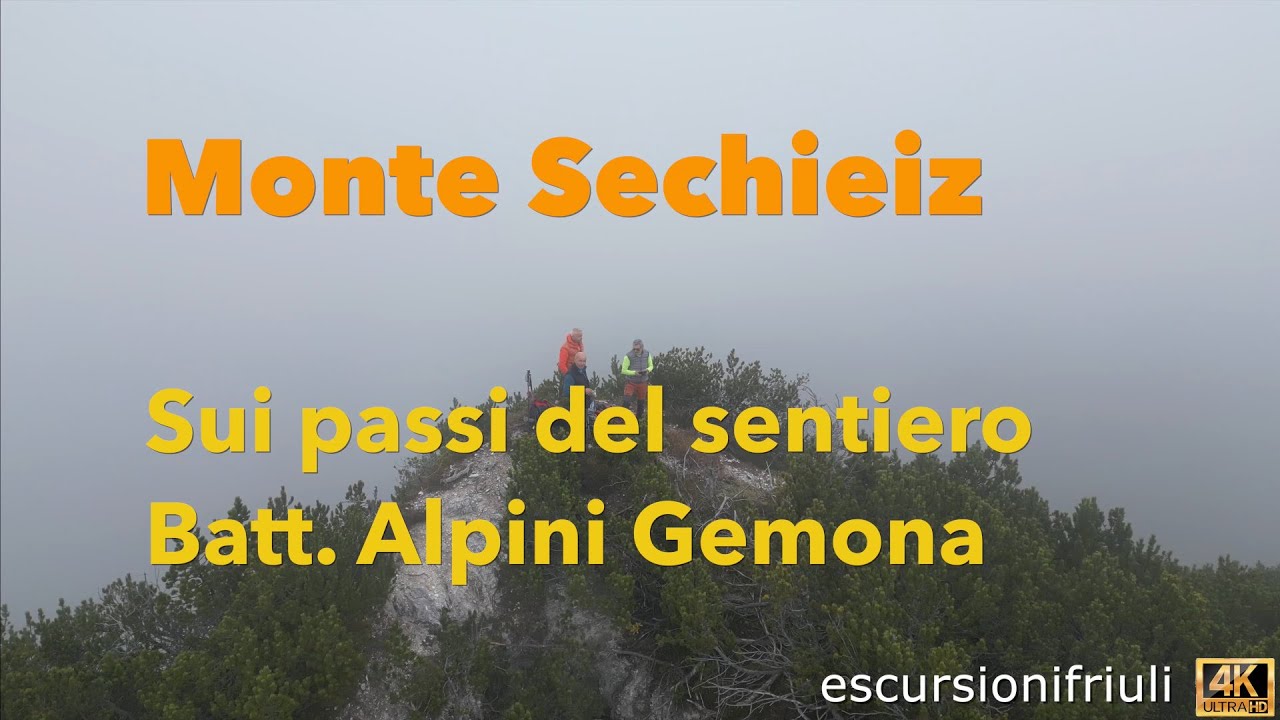177 Monte Sechieiz (4K) dalla Val Dogna. Sui passi del sentiero Battaglione Gemona