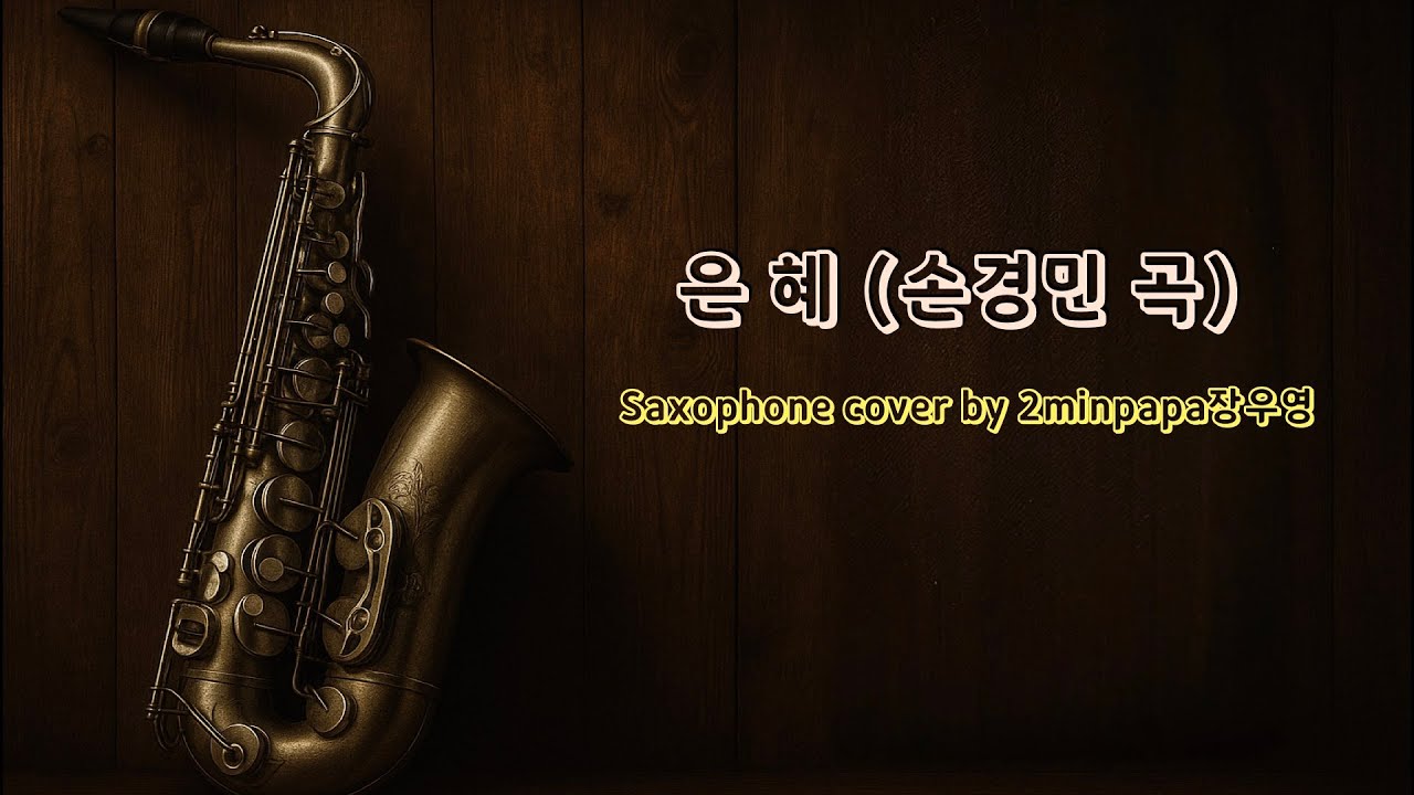 은혜 손경민 곡(3) - CCM Worship Saxophone 색소폰 찬양 워십 cover by 2minpapa장우영