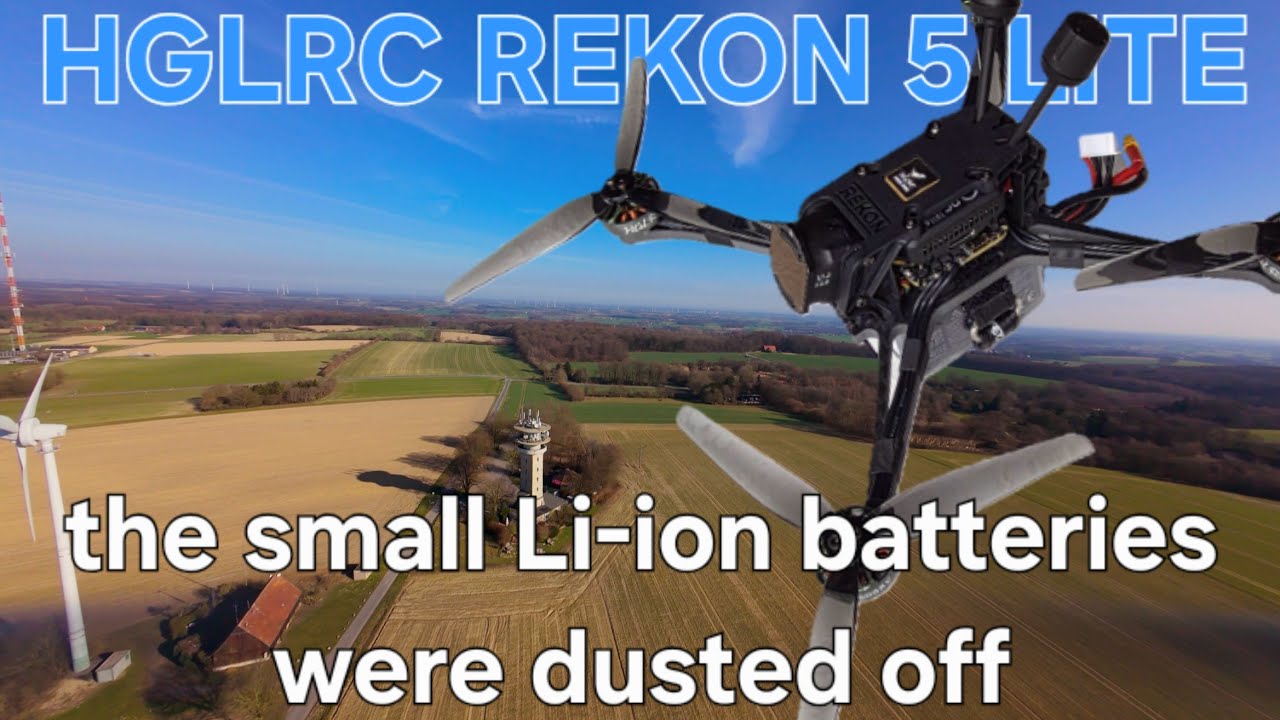 FPV Drone Long Range Flight - HGLRC REKON 5 LITE - DJI O4 PRO - The battery has to struggle with 5‘ 