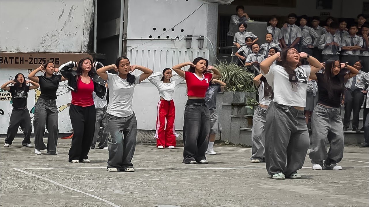 Amazing Dance Performance by GSPS Girls on National Sports Day🌸🔥 #groupdance 