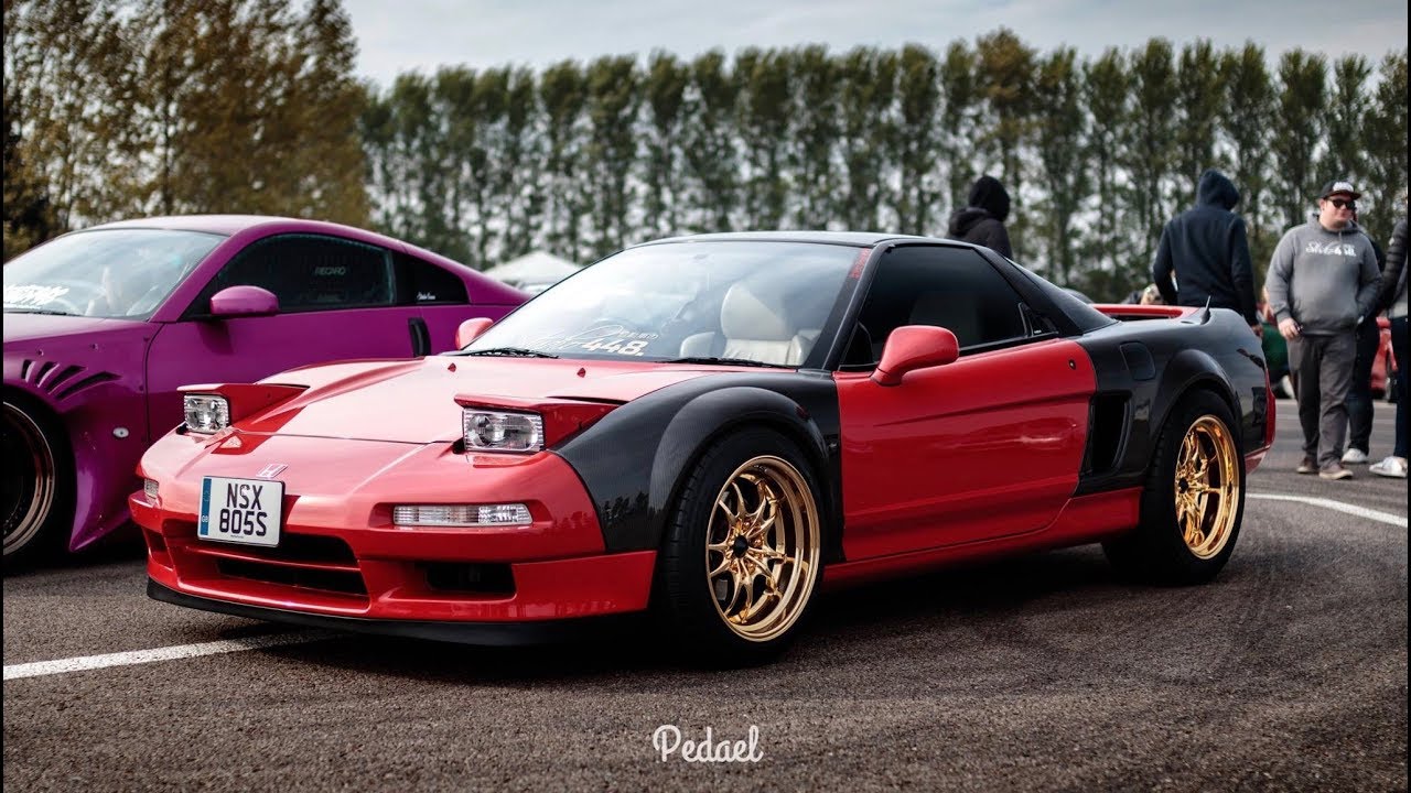 24 CARAT GOLD WHEEL WEARING CARBON FIBRE WIDE ARCH HONDA NSX REVIEW!!!
