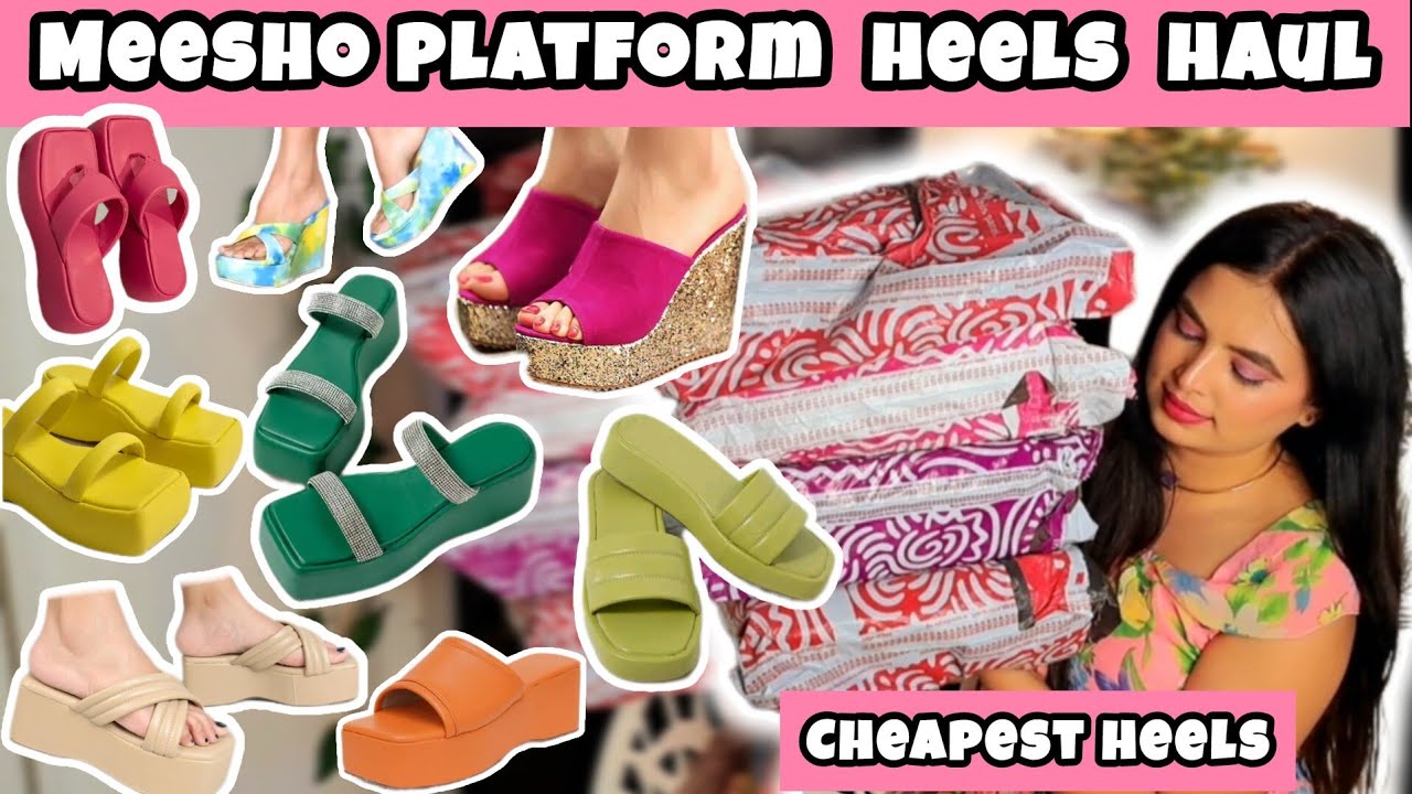 Meesho Platform Heel Haul | Meesho Footwear Haul | Affordable Platform Heel |Meesho Trendy Footwear